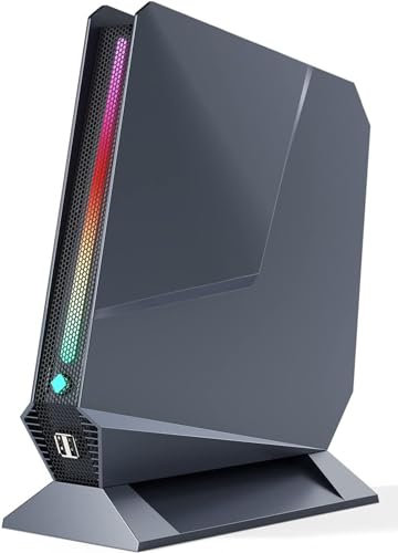 TOPGRO Mini Gaming PC Core i9-13900HK / RTX 3050Ti (8GB GDDR6), 32GB DDR4 / 1TB SSD PCIe 4.0 Windows 11 Pro WiFi 6E/ BT5.3 / USB 2.0x2 / 3.0x4 / HDMI 2.0x2 / USB-C (Gris)