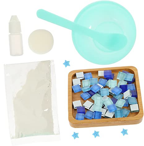 SEWACC 1 Set Mosaik Untersetzer Tisch Tassenmatte DIY Tassenmatte Dekor Untersetzer Herstellung Von Lieferungen Kreativer Untersetzer DIY Tischset DIY Untersetzer Handwerk