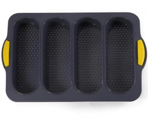 Plateau De Cuisson De en Silicone, Moule À Pain Anti-brûlure, Outil De Four Antiadhésif, Moules À Pain Français Perforés, Accessoires De Cuisine