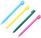 NDSL Lot de 4 stylets tactiles de rechange pour consoles Nintendo DS NDS Lite, bleu ciel/jaune/vert foncé/rose