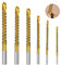 Yuentoen Sägezahnbohrer, 6 Stück Titan beschichtete HSS Fräsbohrersatz, 3-8mm Fräsbohrer set zum Bohren und Reiben zum Bohren von Löchern und Schneiden ﻿
