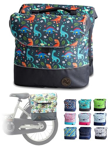 BambiniWelt by Rafael K. Gepäcktasche – Wasserabweisende Gepäckträgertasche für Kinderfahrrad 18–24 Zoll – für alle PUKY und WOOM Räder – robuste Fahrradtasche, Farbe: Modell 16 (M1)