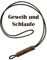 Pfeifenband mit Geweih ca. 50cm Lang 3mm dick passend für ACME Pfeifen und das Whistle Set (Oliv-Gold, Geweih und Schlaufe)