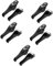 ABOOFAN 5 Paare Schnellkochtopf Griff Dampfgargriff Austausch des Schnellkochtopfgriffs Deckelgriff Für Schnellkochtopf Griff Der Milchpfanne Soßentopf Griff Topfseitengriffe Bakelit Black
