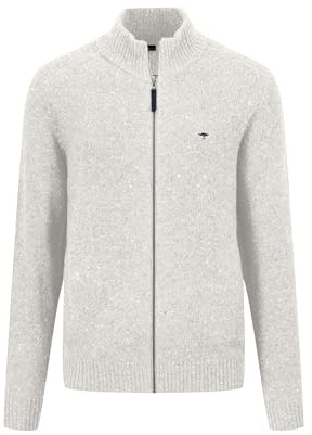 FYNCH-HATTON Donegal Strickjacke mit Stehkragen Winter White/XL