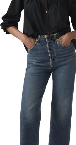 Levi's Damen Ribcage Straight Ankle Jeans