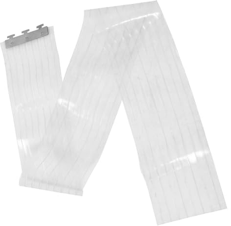 DIYEAH Rideau de Porte Transparent Plastique Épais Isolation Thermique Poussière et Vent Protection Froid et Vapeurs pour Maison et Commerce