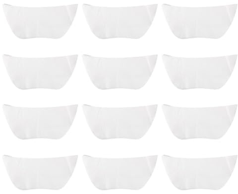 Gesichtsmasken für Hautpflege 100 Stück Vliesstoff Halsmasken Tücher Weiß | Pflanzenmaterial, Transparent nach Einweichen, Luftdurchlässigkeit, für Personen und Gesicht
