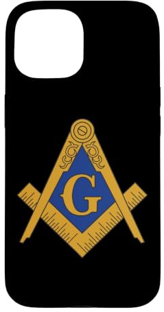 Hülle für iPhone 15 Freimaurer-Logo-Symbol und Kompass G