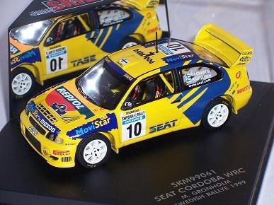 Vitesse Seat Cordoba WRC 1999 GrÖnholm Schweden 1/43 Modellauto Modell Auto