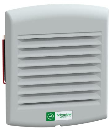 Schneider NSYCVF38M24DPF ClimaSys-Lüfter IP54, 38m³/h, DC, mit Ausgangsgitter und Filter G2, 24 V