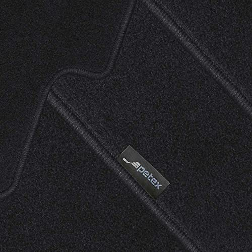 Petex 112357902 Fußmatten Set Vorne und Hinten Graphit Kompatibel mit AUDI TT Coupe 8N3 TT Roadster 8N9