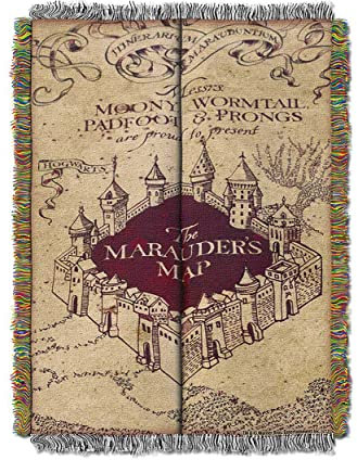 Northwest Überwurfdecke, Polyester, Maruader's Map, 122 x 152 cm