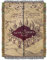 Northwest Überwurfdecke, Polyester, Maruader's Map, 122 x 152 cm