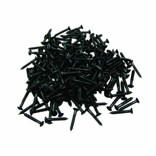 Musiclily 2,5x18mm Humbuckerrahmen Schrauben Set für E-Gitarre,Schwarz (20 Stück)