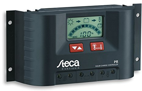 Sol-PR2020 Laderegler 12/24V / 20A mit Grafikdisplay