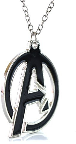 Marvel Anhänger Einer Halskette – The Avengers Logo – Super Hero Cosplay Halskette – Mark A – Geschenk-Box enthalten