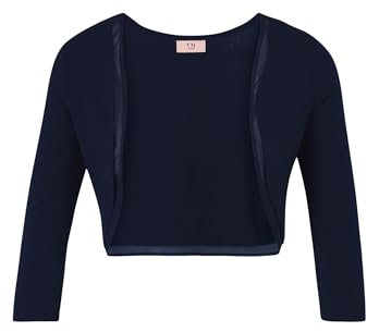 Vera Mont Damen Bolero-Jacke figurbetont Night Sky,44