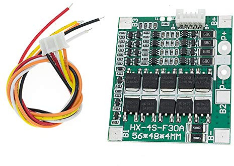 14.8V 4S 30A 18650 Lithium Battery BMS PCB Integrated Circuits Protection Board