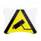 DIYthinker Warning Symbol Yellow Black Monitor Camera Triangle Paper Card Puzzle Frame Jigsaw Game Home Decoration Gift