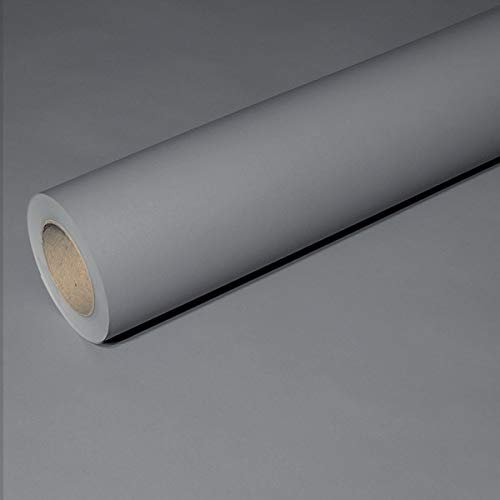 50m x 0,75m JUNOPAX® Geschenkpapier stahl-grau