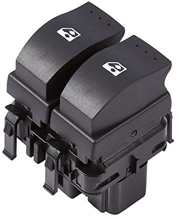 Interruptor de ventana eléctrica Botón de Control de ventana Accesorio de coche apto para Re-nault Clio II 2 8200 060 045