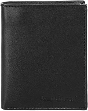 bruno banani Geldbörse im Hochformat Echt Leder Herren | Schlanke Brieftasche, Geldbeutel für Herren, Geldtasche mit Münzfach, 9 Kartenfächer, 2 Scheinfächer | 020578
