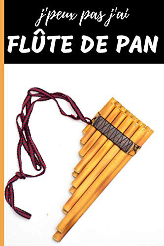 J'Peux Pas j'ai Flûte de Pan Carnet de notes Passionné de musique: cahier ligné Cadeau Anniversaire, Noël Adulte Femme Ado Enfant Fille Garçon