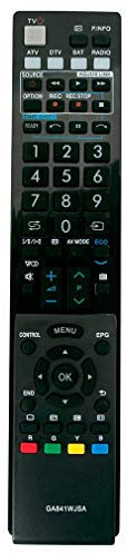 VINABTY GA841WJSA Mando a Distancia de Repuesto para Sharp AQUOS TV LC-60lE822E LC-60lE822ERU LC-40lE820ERU LC-46lE820E LC-46lU820E LC-40lE810E LC-46lE810E LC-52lE822E