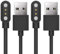 TUSITA [2-PACK Magnetic Charger Compatible with YAMAY SW023 Willful SW021 SW025 Letsfit ID206 ID205L ID205U ID205S ID216 Umidigi Uwatch 3S 3 2S 2 - USB Charging Cable 3.3ft - Smartwatch Accessories