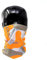 REEFLEXX Orange Camou Loop, Schlauchschal Halstuch Multifunktionstuch, Camouflage bedruckt und mit Reflektoren atmungsaktiv, für Kinder