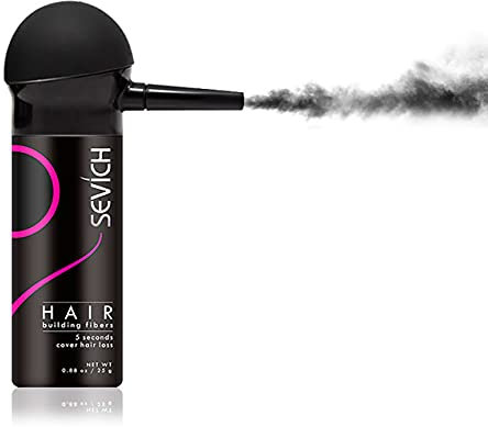 TPC Mobile Fibras Capilares Densificadoras del Cablello con Aplicador para Disimular Calvicie para Hombre y Mujer (Castaño Medio) 25 gramo Aerosol Sin fragancia Adulto Unisex-adultos