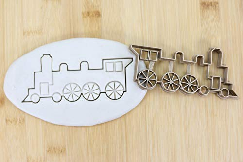 Cookie Cutter Fondant Keksstempel/Ausstechform Keksausstecher Plätzchen Eisenbahn Lokomotive ca. 10cm