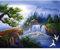 Puzzle 1000 pièces Pour adultes - Cascade et grue Grand Puzzle dur Pour adultes - Puzzle paysage Avec pièces découpées Avec précision 75x50cm (29.53x19.69inch)