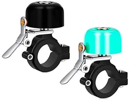 Greallthy Fahrradklingel Klassisch aus Messing - Laut Klingel Fahrrad für 22,2-31,8mm Lenker - Robuste und kleine Fahrradklingel- Fahrrad Klingel Retro Vintage Design