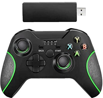XYLXJ Gamepad Controller for Wireless controller with Buttons, Power Pass Through Charging, Improved Pad