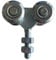 TENDAGGIMANIA Carrello Porta scorrevole binario scorrevole 4 Ruote - Ruote per cancelli scorrevoli con cuscinetti Diametro 24 mm- Portata max 45 kg -Materiale Ferro Zincato e Teflon Antiruggine