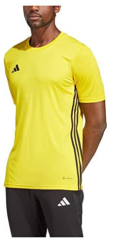 adidas Men's TABELA 23 Jersey, Team Yellow/Black, XS