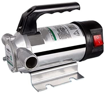 wrtgerht Mini Bomba pequeña Bomba de reabastecimiento de Combustible automático de 12 V Bomba eléctrica de Transferencia de Combustible automática for bombear Aceite/Diesel/Queroseno/Agua