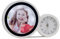 Godchoices Individueller Fotowecker mit LED-Licht, moderner Schreibtischwecker mit Spiegel, personalisierte Jubiläumsuhr aus Holz, Wohnkultur für Wohnzimmer, Schlafzimmer, Zuhause, Schlafsaal, Reisen