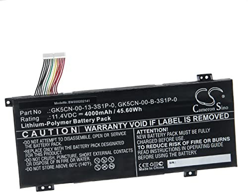 vhbw batteria compatibile con Medion Erazer MD61573, MD61635, X15807 notebook (4000mAh, 11,4V, Li-Poly)