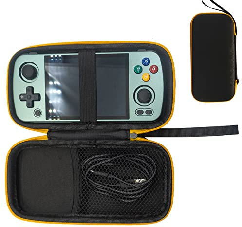 RG351P 351M RG405M - Funda rígida de mano para RG351P funda rígida para 351M funda de transporte retro para consola de juegos RG405M