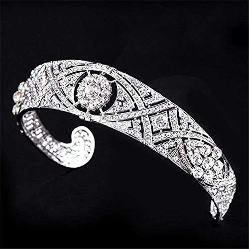 Diamant Tiara Braut Tiara Krone für Frauen Stirnband Prom Meghan Prinzessin Diadem Hochzeit Tiaras und Kronen Kopfschmuck Haarschmuck Accessoires