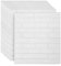 Sonnewelt Papier peint 3D autocollant - Lot de 50 panneaux muraux 3D - 77 x 70 cm - En mousse de polyéthylène - Étanche - Aspect pierre - Pour salon - Blanc