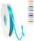 Pfauenblau 3mm Satinband 95 Meter, Polyesterband, verschönern Sie Ihre Bastelarbeiten und Feiern, ideal für Geschenkverpackungen, Dekorationen, Hochzeitsautoband, Bänder zum Basteln