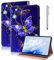TUOLISG Funda para Samsung Galaxy Tab A 10.1 2019 T510/T515, piel sintética con tapa tipo cartera con soporte para lápiz y tablet para Samsung Galaxy Tab A T510/T515 10,1 pulgadas 2019, mariposa