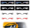 8 Stück 4 Farben PET Wimpern Autoaufkleber Auto Wimpern Für Scheinwerfer Auto Scheinwerfer Aufkleber Wasserdicht Selbstklebende Wimpern Wimpern Auto Scheinwerfer Aufkleber Auto Styling