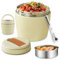 Thermos Alimentaire Chaud, Boite Isotherme Repas Chaud De 1,2L, Lunch Box Isotherme, Boite Chauffante Repas, Boite Repas Isotherme Avec Cuillère Pliable Pour Garder Les Aliments Et Les Soupes Au Chaud