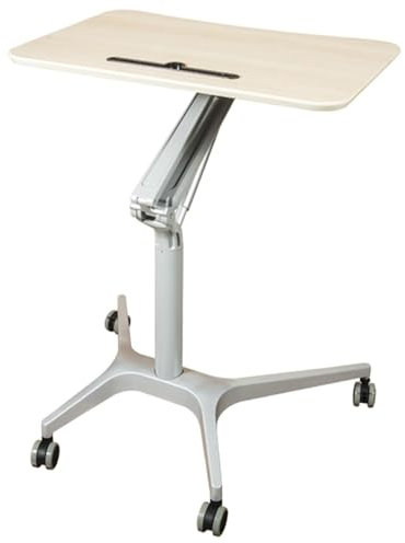 Leomix Rednerpult-Podiumsständer mit Rädern, höhenverstellbarer Laptop-Stehpult, ergonomischer Hebepult-Schreibtisch, für Zuhause, Büro und Klassenzimmer,E