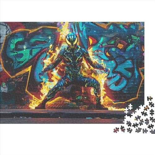Doodle Alien Jigsaw Puzzle, 1000 Teile Jigsaw Puzzle Für Erwachsene 1000pcs (75x50cm)